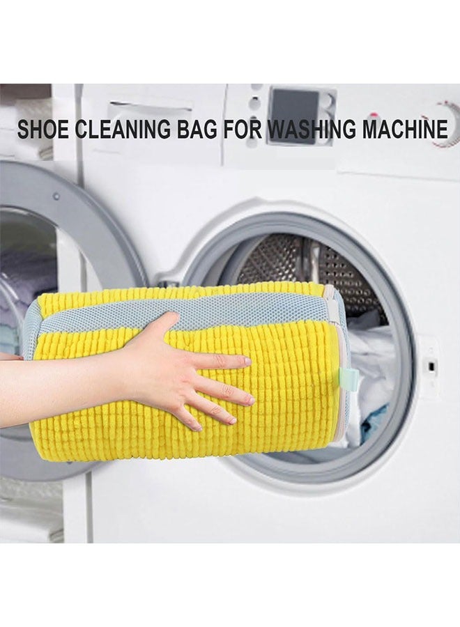Shoe Cleaning Bag 2 pcs, Shoe Bag, Shoes Washing Bag, Shoe Cleaning Bag For Washing Machine, Laundry Bag For Shoes, Reusable Shoe Washing Bag for All Shoe Types And Sizes  - Image 2