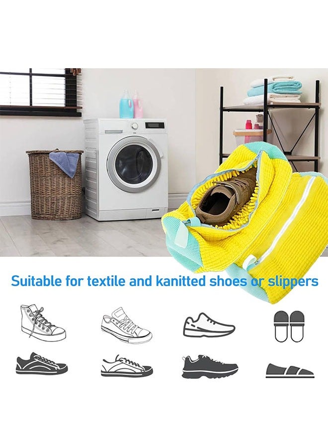 Shoe Cleaning Bag 2 pcs, Shoe Bag, Shoes Washing Bag, Shoe Cleaning Bag For Washing Machine, Laundry Bag For Shoes, Reusable Shoe Washing Bag for All Shoe Types And Sizes