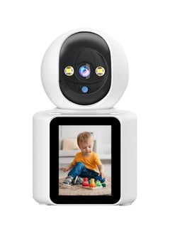 Video Calling Camera Full HD 1080P Two Way Home Office Security Surveillance WiFi Camera With 2.8 Inch Screen For Baby Kids Elders Pets 350 Degree Night Vision Smart Motion Detection Free 32GB Card - pzsku/ZC4F64060FBDA78CAAADCZ/45/_/1727081728/ab7ddfa8-50fd-4d4f-ab4b-93745bc7dc97