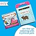 Ooly Travel Art Kit with 9 Jumbo Crayons 48 Themed Coloring Pages Case for Easy Traveling Art Creation Perfect Airplane Road Trip Activities for Kids Unicorn Pals - Image 4
