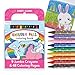Ooly Travel Art Kit with 9 Jumbo Crayons 48 Themed Coloring Pages Case for Easy Traveling Art Creation Perfect Airplane Road Trip Activities for Kids Unicorn Pals - Image 2