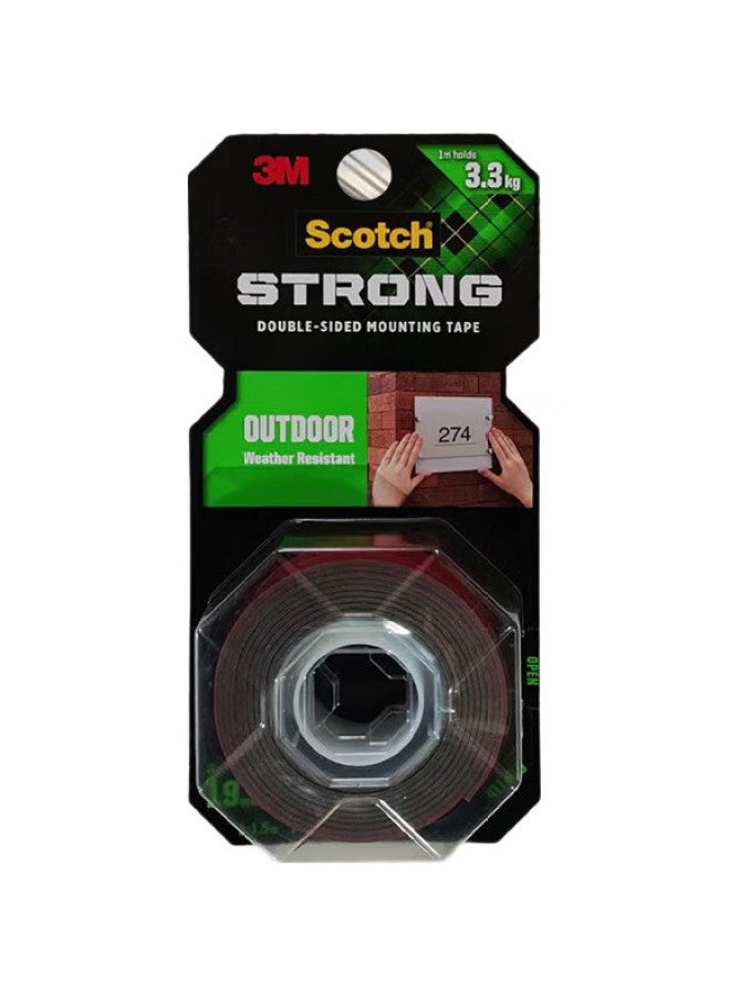 3M 3M Double-Sided Tape, Car Logo, Etc Special, Sigao Outdoor Environment, Strong Double-Sided Tape, Resistant To High And Low Temperatures, 19Mm Wide, 1.5M Long, 1.1Mm Thick - Image 3