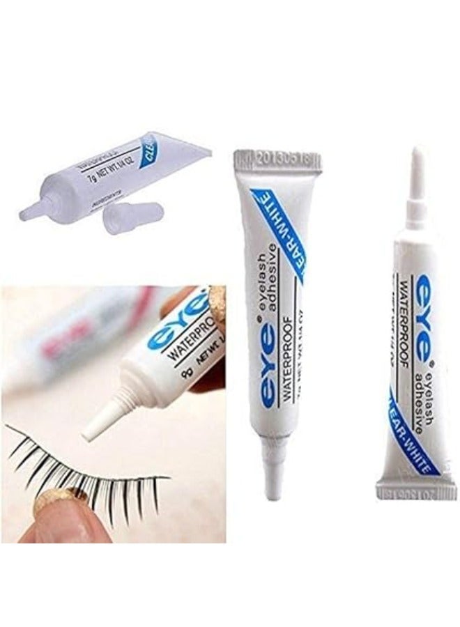 آي لاصق رموش EYE مقاوم للماء أبيض شفاف  يمتزج مع الرموش السوداء أو البنية 7 جرام  - Image 3