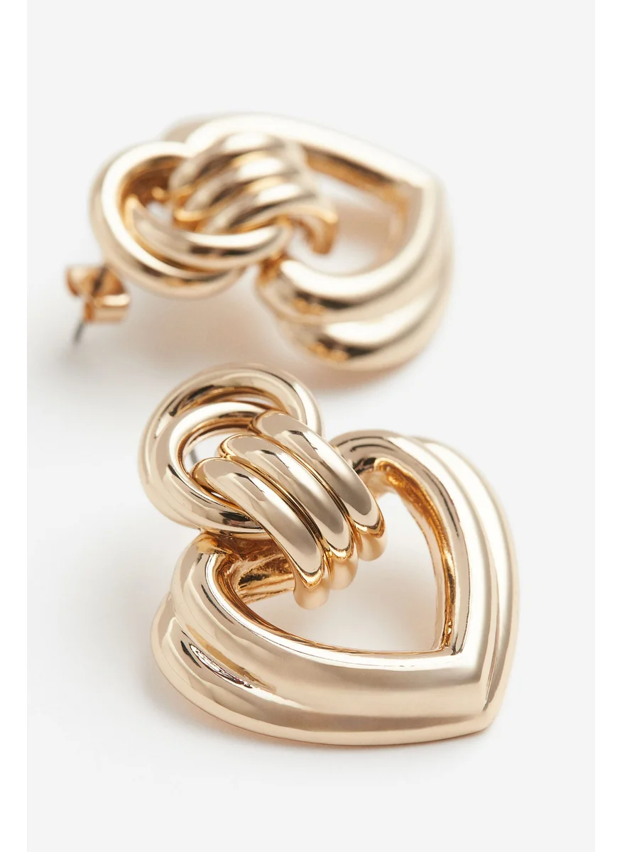 اتش اند ام Heart-Shaped Earrings