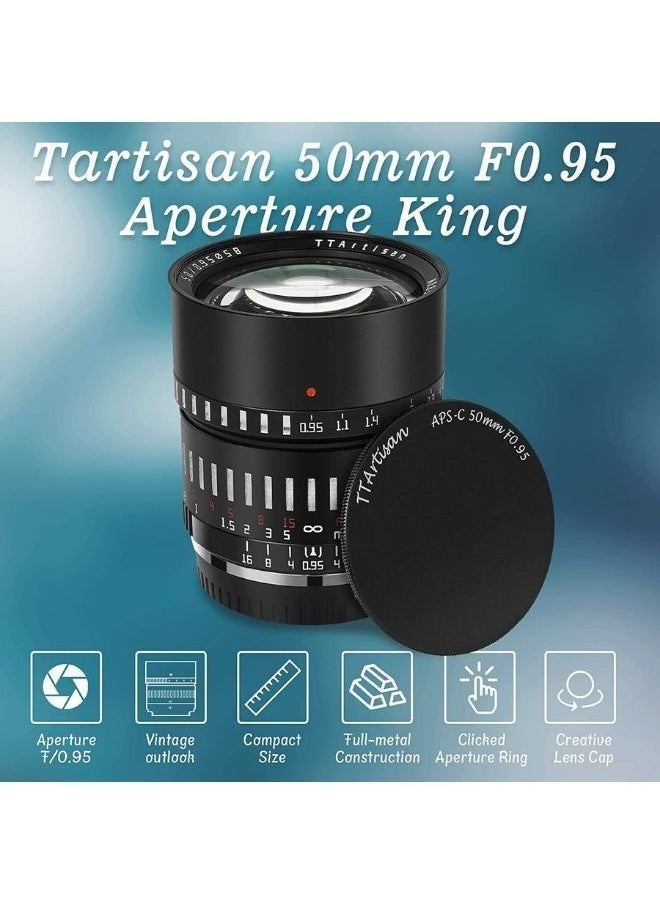 TTArtisan - TTArtisan 50mm f/0.95 APS-C Lens for Sony E - Image 1