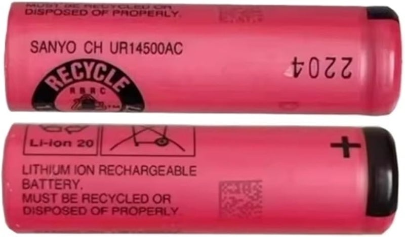 SteFik 2Pcs UR14500AC 3 7V 740mAh Flat Head Battery for Braun Oral B Pro 2 S5 S6 S7 S51 53B 73S 4200 5762 Shaver - Image 1