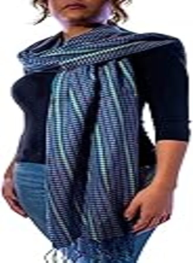 MAGDOUL Braided Coffee-Acrylic Checkered - 308 