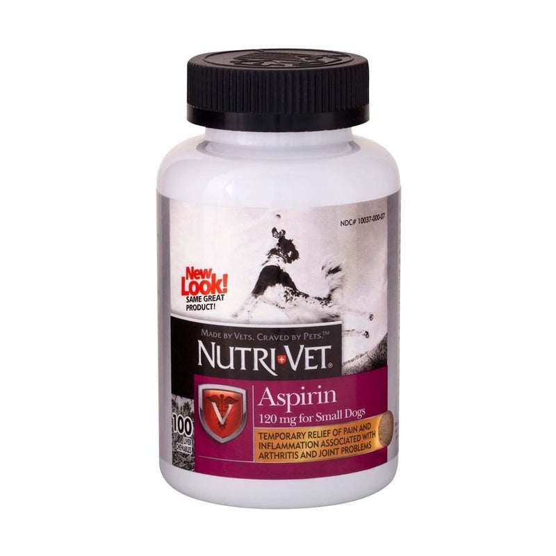 nutri vet Nutri-Vet K9 Dog Aspirin for Small Dogs 100ct - Image 1