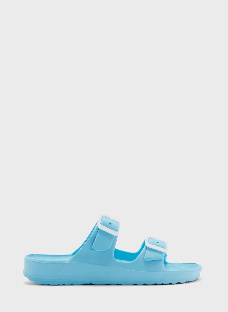 Ginger Double Strap Slides