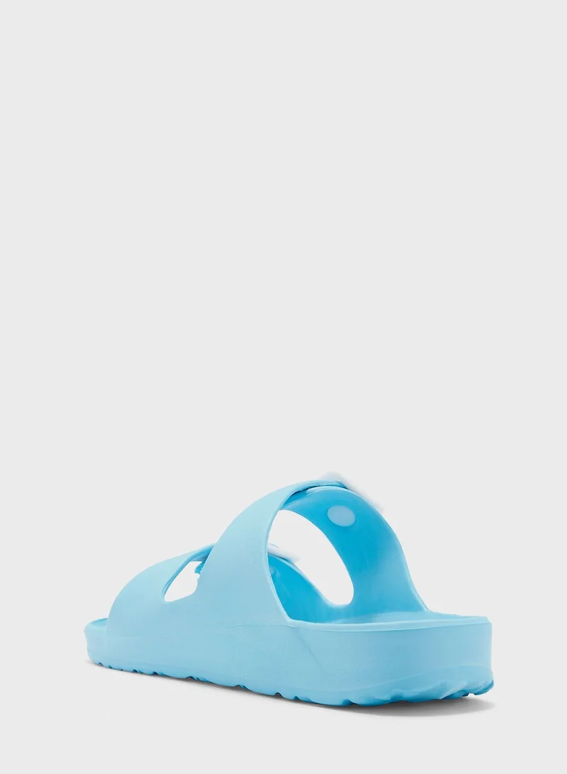 Ginger Double Strap Slides