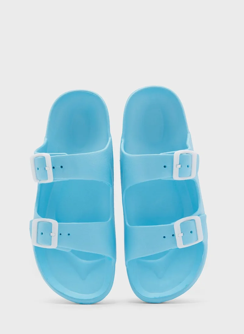 Ginger Double Strap Slides