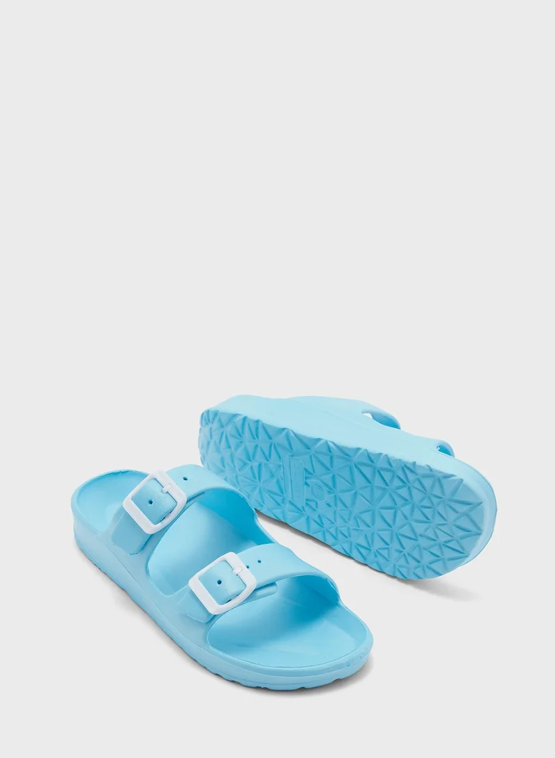 Ginger Double Strap Slides