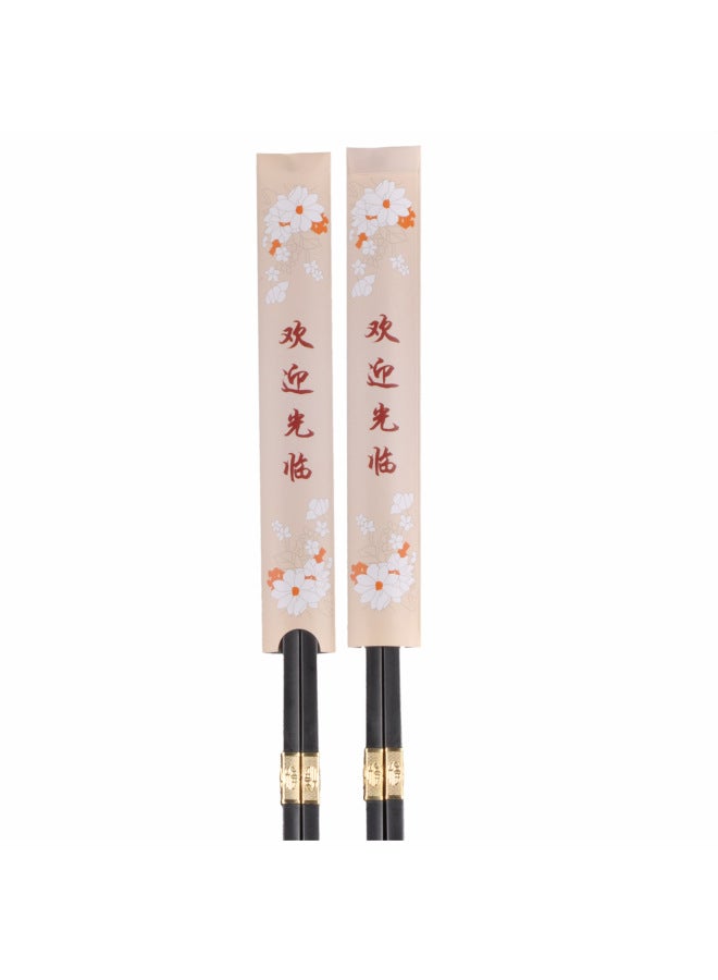 Custom Commercial Printable Logo Paper Chopsticks Set Hotel Catering Hot Pot Chopsticks Set Printing-Color:(single Piece Set) Coated Paper (excluding Chopsticks) - Image 1