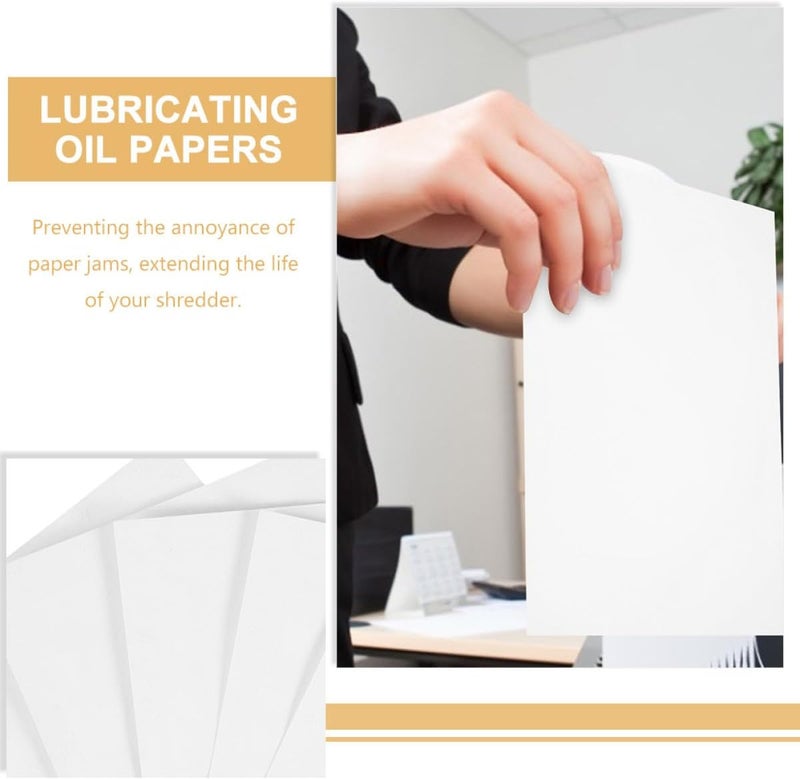 10pcs Paper Shredder Oil Lubricating Sheets, Anti-Rust Lubricate Oil Papers for Shredder Maintenance, Office Equipment Packets for Smooth Machine Operation - Image 5