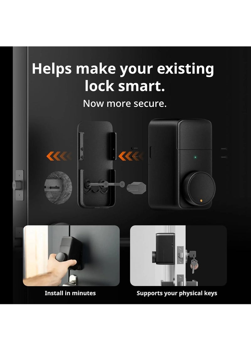SwitchBot Smart Lock Pro, Keyless Entry Door Lock, Smart Door Lock Front Door, Electronic Smart Deadbolt, Fits Your Existing Deadbolt in Minutes, Add SwitchBot Hub2 to Support Matter, Alexa and Google - Image 3