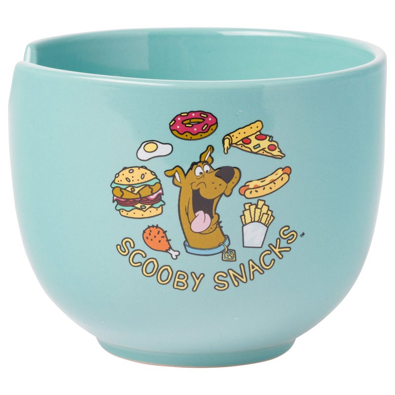 Silver Buffalo Scooby-Doo Scooby Snacks Ceramic Ramen Noodle Rice Bowl with Chopsticks  Microwave Safe  20 Ounces - Image 2