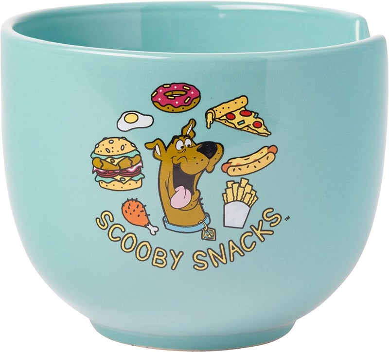 Silver Buffalo Scooby-Doo Scooby Snacks Ceramic Ramen Noodle Rice Bowl with Chopsticks  Microwave Safe  20 Ounces - Image 4