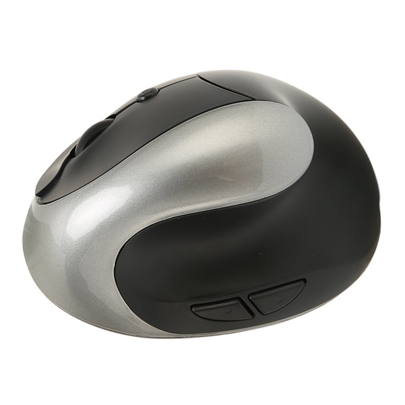 HYSJ Wireless Vertical Mouse 3-Level DPI Grey - Ergonomic Design for Wrist Relief - 2.4GHz Wireless Ergonomic Mouse for Office - Image 5