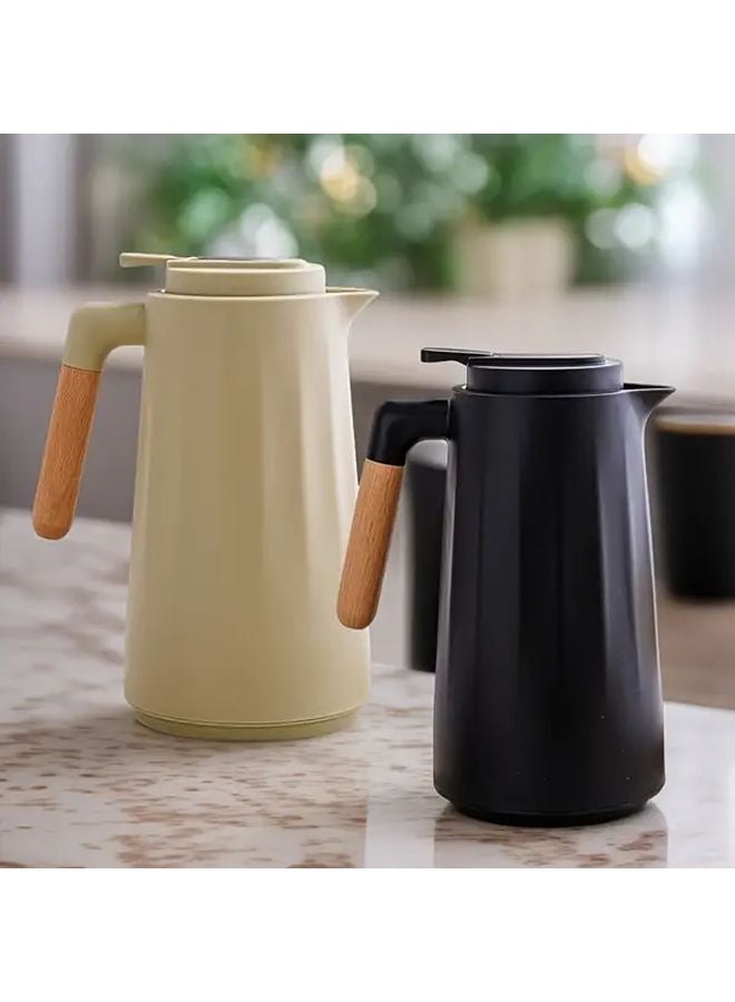 إبريق حراري بأسلوب نوردي بلون القهوة، سعة كبيرة، سخان للمنزل ومحلات القهوة - Image 3