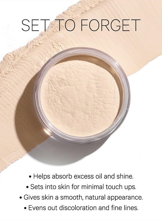 Kevyn Aucoin Smooth & Set Loose Powder with Puff: Universal shade, all skin types & tones. Sheer, lightweight, blends well, blurs imperfections, reduces shine. Makeup artist go to for even skin finish - Image 4