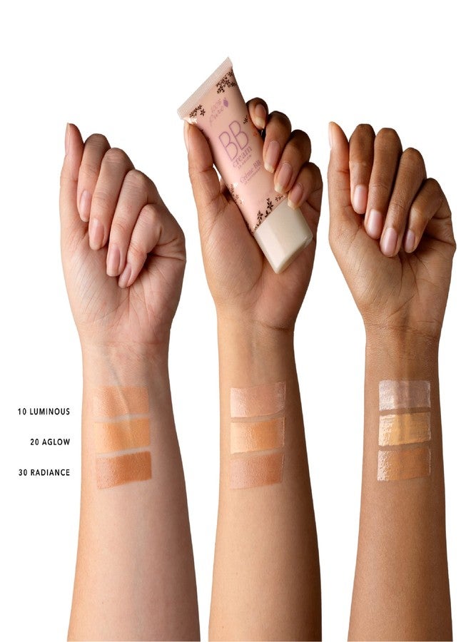 100 % Pure 100% PURE BB Cream Shade 20 Aglow Full Face Coverage Skin Care & Glow - All-In-One Primer Concealer & Foundation Makeup - Shimmery, Dewy Youth Medium Color w/Warm Undertone - Vegan - 1 Fl Oz - Image 5