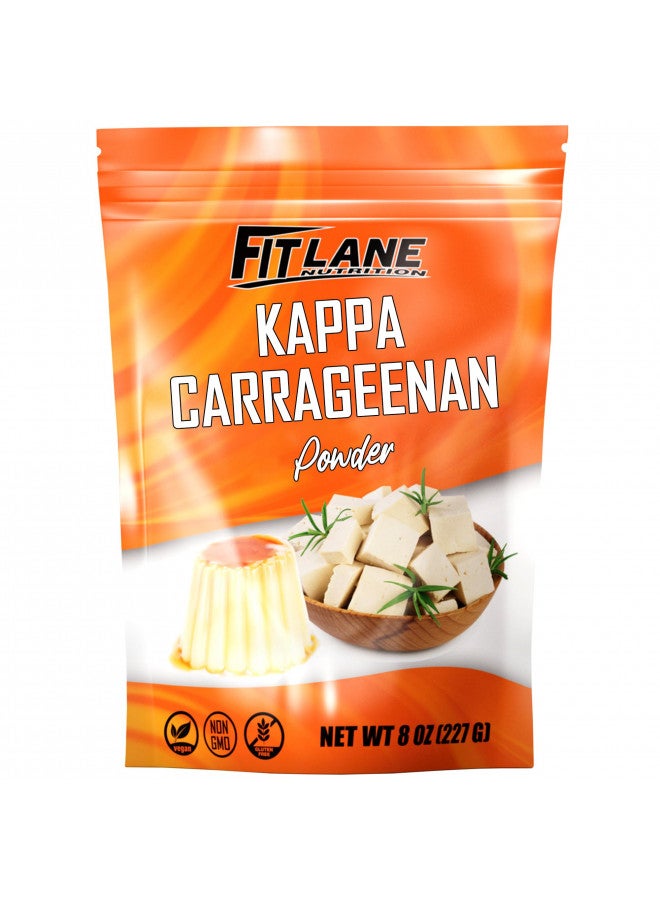 Fit Lane Nutrition Kappa Carrageenan Powder, for Vegan Cheese, Non-GMO. Refined Food Grade. 8 oz Bag.  - Image 1