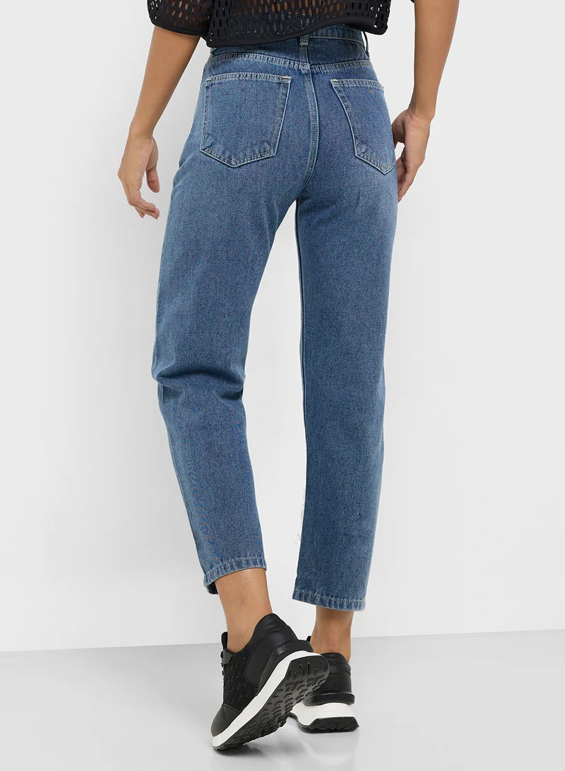 Ginger High Rise Mom Jeans