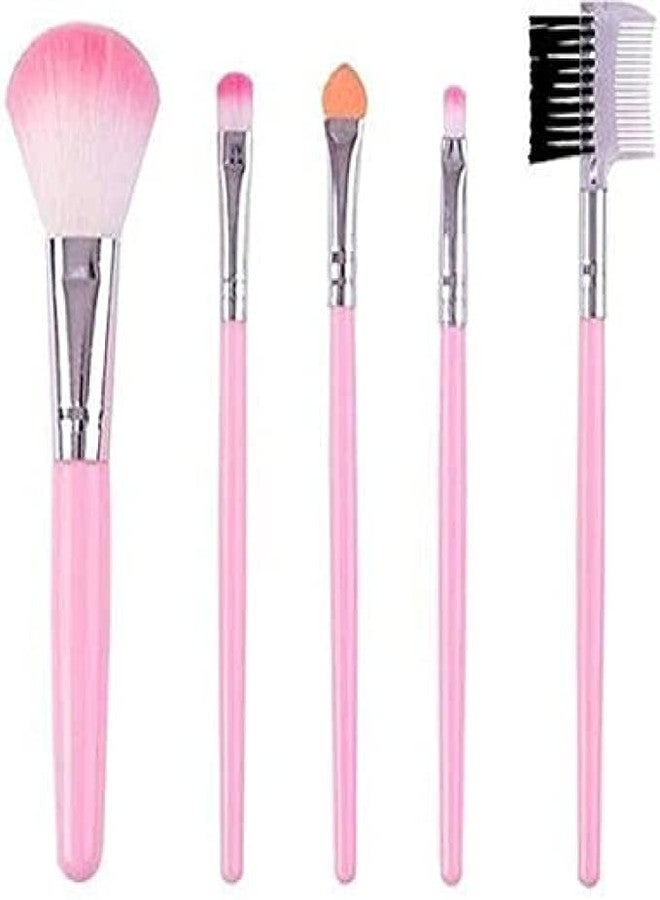 Glowhouse FACE MAKEUP COMBO (TYA 6155 MAKEUP KIT + 5 PC MAKEUP BRUSH+ 2 KAJAL + LIQUID EYE LINER + 36H EYE LINER + MASCARA + 6 PC PUFF + RED EDITION 5 IN 1 LIPSTICK + NUDE EDITION 5 IN 1 LIPSTICK)) - Image 5