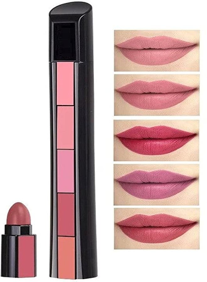 Glowhouse FACE MAKEUP COMBO (TYA 6155 MAKEUP KIT + 5 PC MAKEUP BRUSH+ 2 KAJAL + LIQUID EYE LINER + 36H EYE LINER + MASCARA + 6 PC PUFF + RED EDITION 5 IN 1 LIPSTICK + NUDE EDITION 5 IN 1 LIPSTICK)) - Image 3