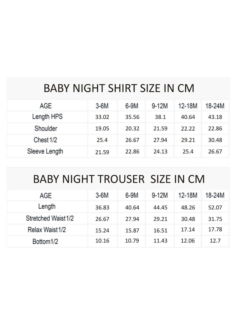 SPACEDOUT Newborn Night Suit/PJ SET - Image 3
