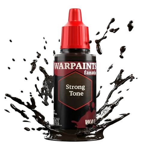 The Army Painter Warpaint Fanatics Strong Tone Washes Miniature Hobby Painting with Fanatics Warpaint, Quality Paint for Miniature Wargaming - Image 1