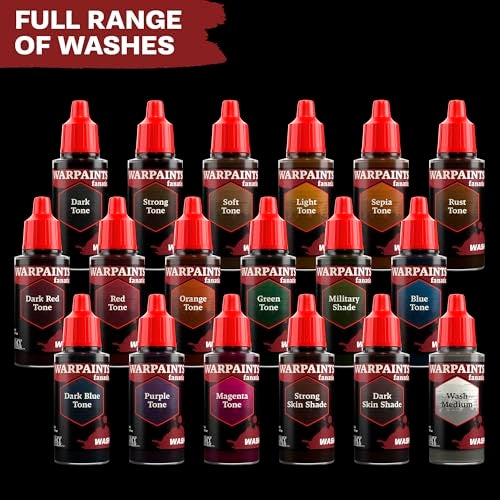The Army Painter Warpaint Fanatics Strong Tone Washes Miniature Hobby Painting with Fanatics Warpaint, Quality Paint for Miniature Wargaming - Image 2
