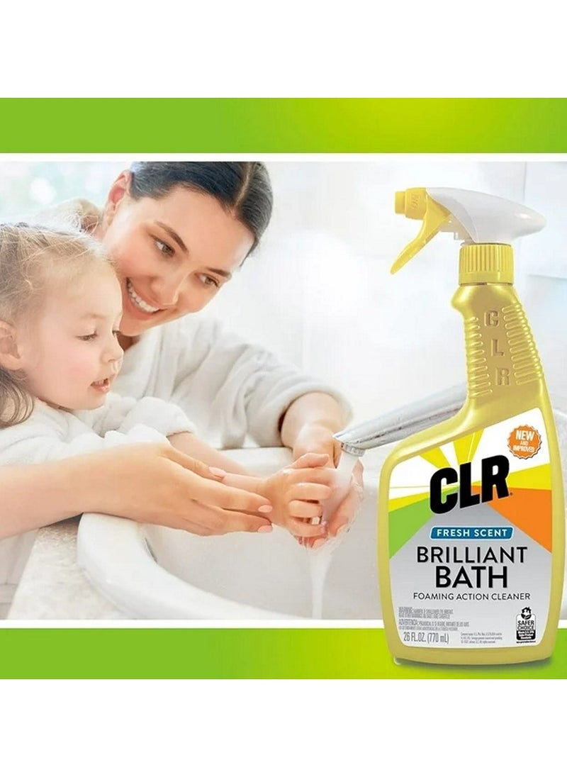 CLR - Brilliant Bath Fresh Scent Foaming Action Cleaner 770 ML - Image 1