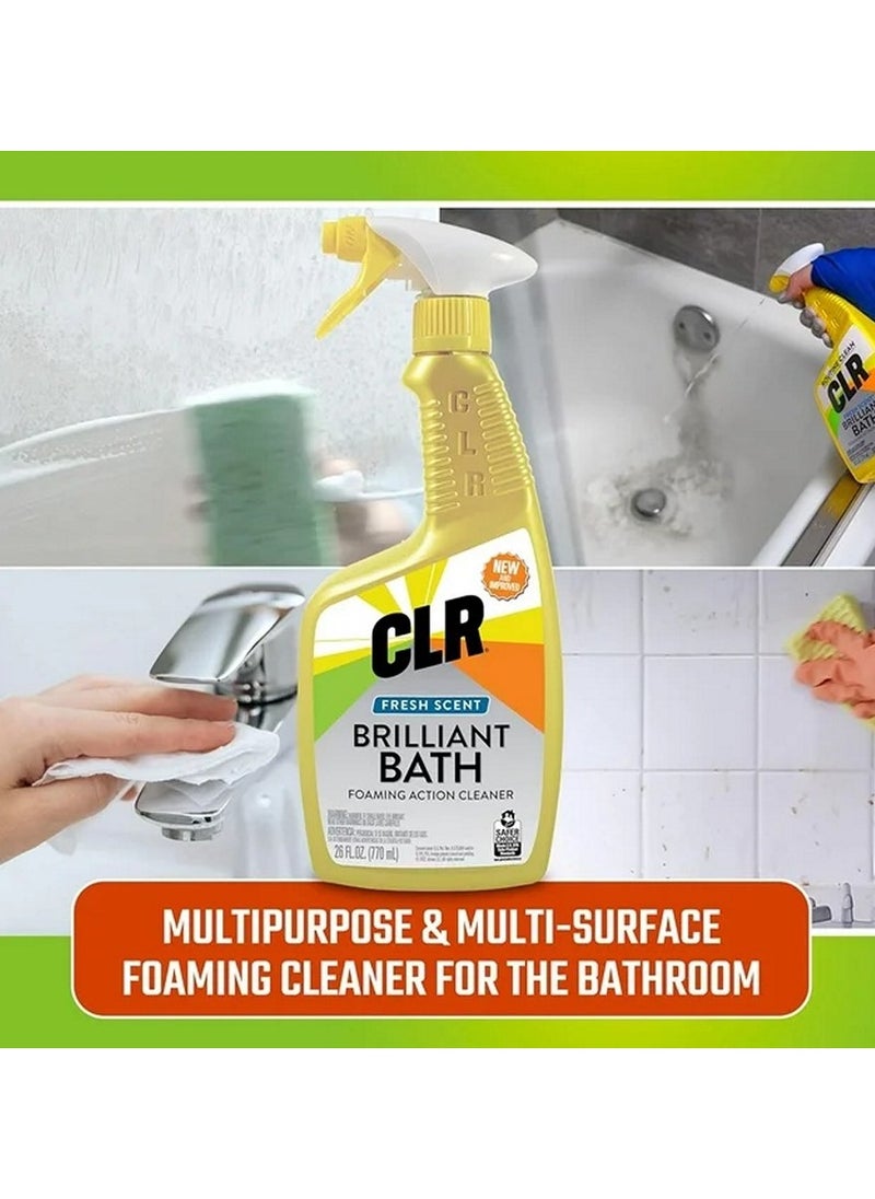 CLR - Brilliant Bath Fresh Scent Foaming Action Cleaner 770 ML - Image 1