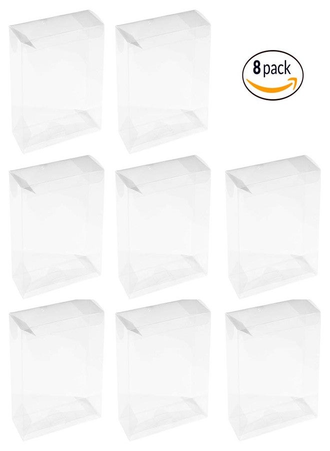 Hammont Clear PET Plastic Storage Boxes - Transparent Gift Boxes, Empty Containers Packing Box for Party Favors Ideal for Cookies, Ornament, Gifts, Wedding, Birthday and Parties - 6"x6"x2.5" (8 Pack - Image 4
