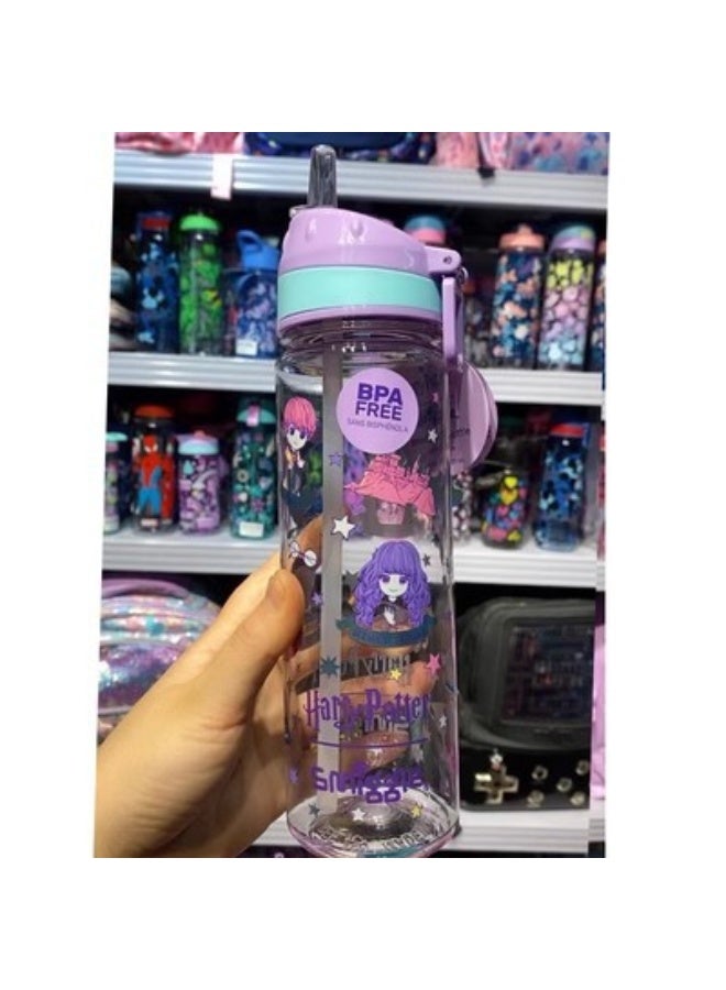 Smiggle Kids Straw Water Bottle - Large Capacity Travel Cup