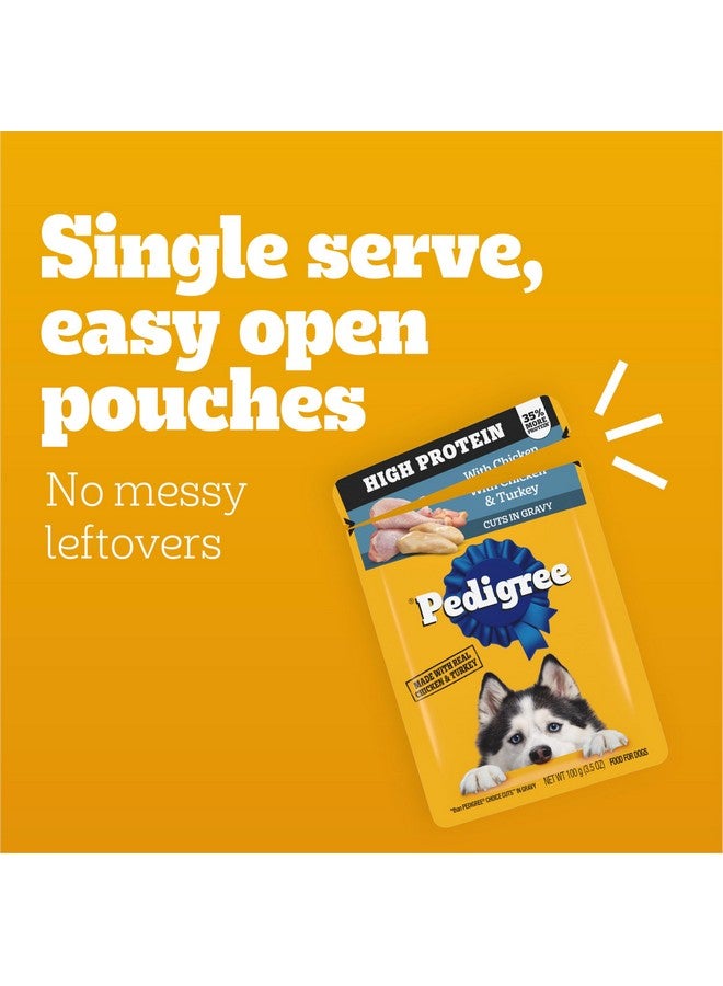 بيديجري أكياس طعام الكلاب الرطب عالي البروتين من بيديجري، عبوة متنوعة، 3.5 أونصة (عبوة من 18 كيسًا) - Image 5