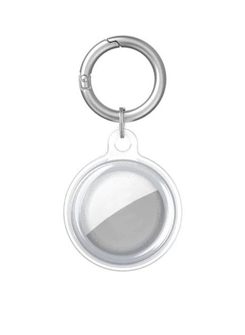 BSNL Transparent TPU Case for Airtag Protection Case Locator Silicone Protector Anti-lost Device Keychain Shell For Apple Airtags Transparent