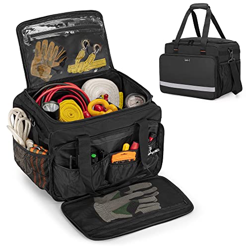 samdew Large Recovery Gear Bag, Recovery Equipment Bag for Offroad Gear Kit, Recovery Gear Box for Tire Repair Tools, Bag for Tow Straps, Shackles & Towing Accessories for Vehicle or Trucks, Bag Only - Image 1