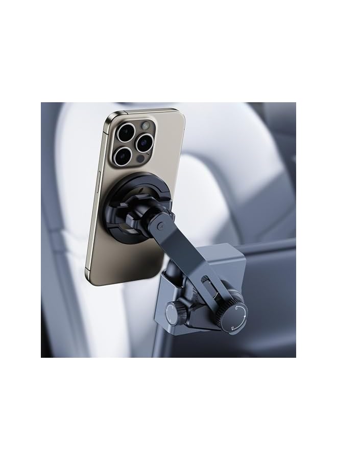 Green Tiger Magnetic Phone Mount, Dashboard Phone Holder, 360 Degree Rotating Auto Cradle Stand for Energy Vehicles, SUVs, and Trucks, Space Saving Compact ABS Alloy Design - Image 4