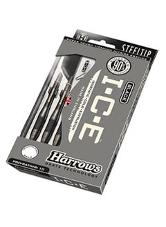 Harrows Black Ice 90% Tungsten Barrels Dartboard Pin 3 Pcs Set  - Image 1