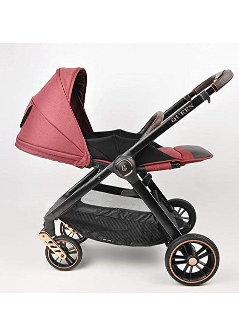 BabyDream Babydream premium queen stroller-Red  - Image 4