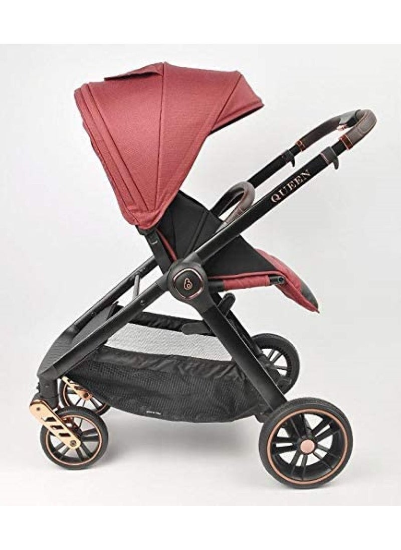 BabyDream Babydream premium queen stroller-Red  - Image 3