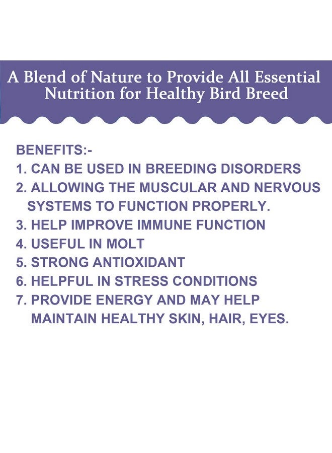 PET (Pci) Bird Supplement Ferti Plus, A Blend Of Nature To Provide All Essential & Vital Nutrition For Healthy Bird Breeding Healthcare (100Ml, Ferti Plus) - Image 4