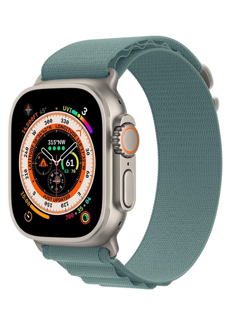 BORTONY - Alpine Loop Strap Compatible with Apple Watch Ultra Strap 49mm Size 45mm 44mm 42mm Sports Nylon Adjustable Replacement Band with Titanium G-Hook for iWatch Series 8 7 6 5 SE - Image 1