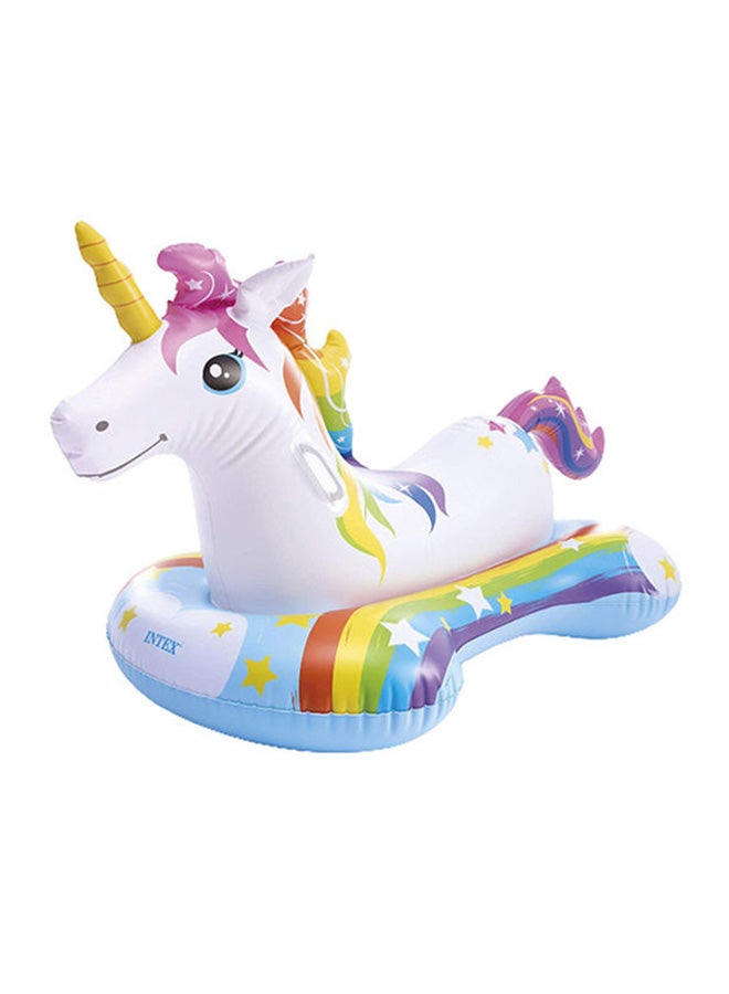 INTEX Magical Unicorn Ride-On Inflatable Pool Float 163x86cm - Image 1