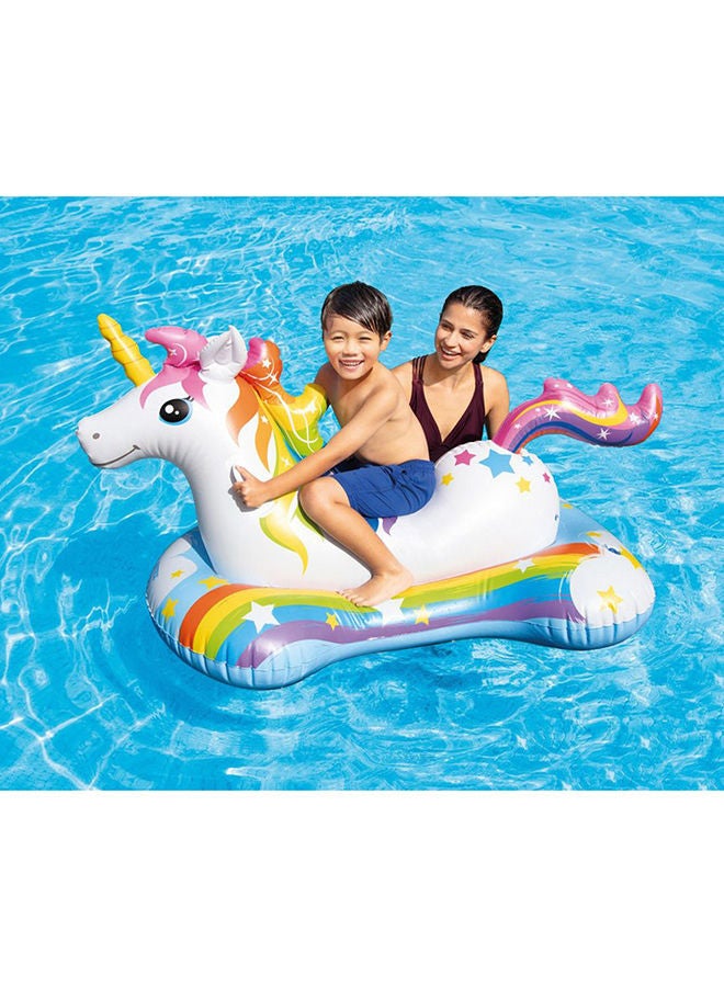 INTEX Magical Unicorn Ride-On Inflatable Pool Float 163x86cm - Image 4