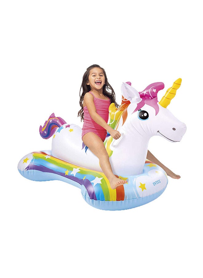 INTEX Magical Unicorn Ride-On Inflatable Pool Float 163x86cm - Image 2