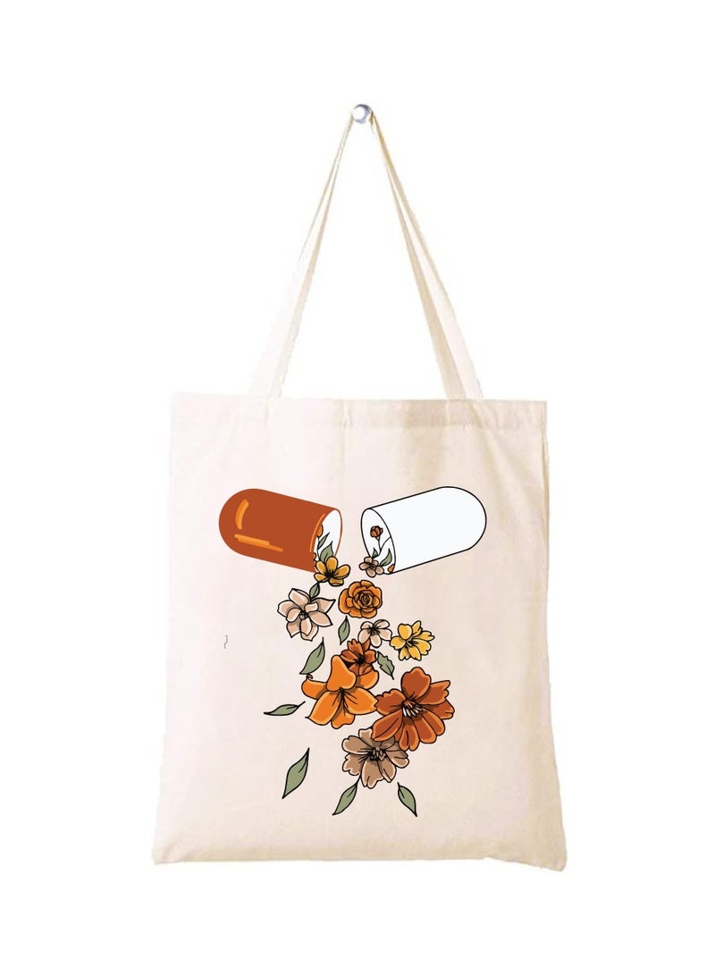 PRINTSHOP4ME Pharmacist Day Appreciation Canvas Tote Bag - Celebrating the Pharmacists Day - Shopping and Party Bag for Pharmacist Students - Teachers - Image 1