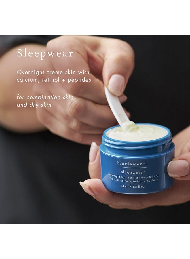 Bioelements Sleepwear - 1.5 fl oz - Night Cream for Dry to Combination Skin - With Calcium, Retinol & Peptides - Vegan, Gluten Free - Never Tested on Animals - Image 3